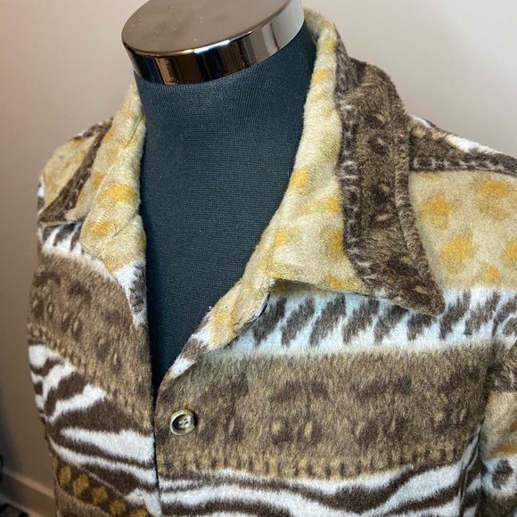 12th Tribe - Animal Print Button Up Cardigan Sweater - Picture 3 of 11